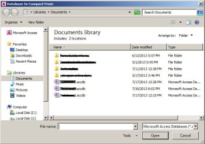 Repair MS Access database files