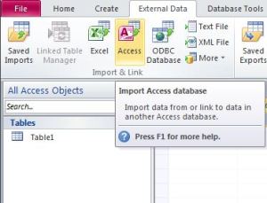 Steps to repair corrupt MS Access database repair