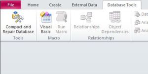 MS Access Database Repair and Compact