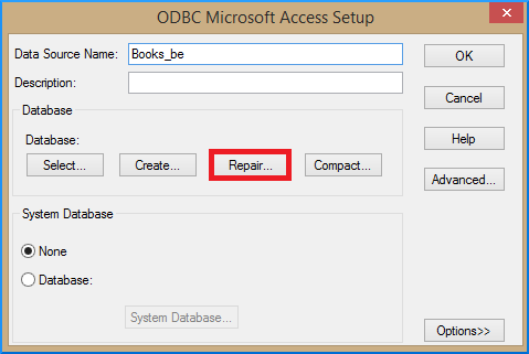 Repair Corrupt or Damaged MS Access Database files