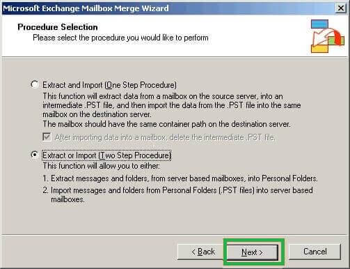 Way to Export Exchange EDB to PST file