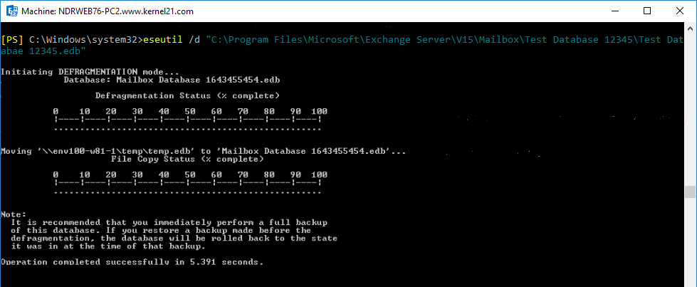 Steps to Recover Exchange Server Database Files