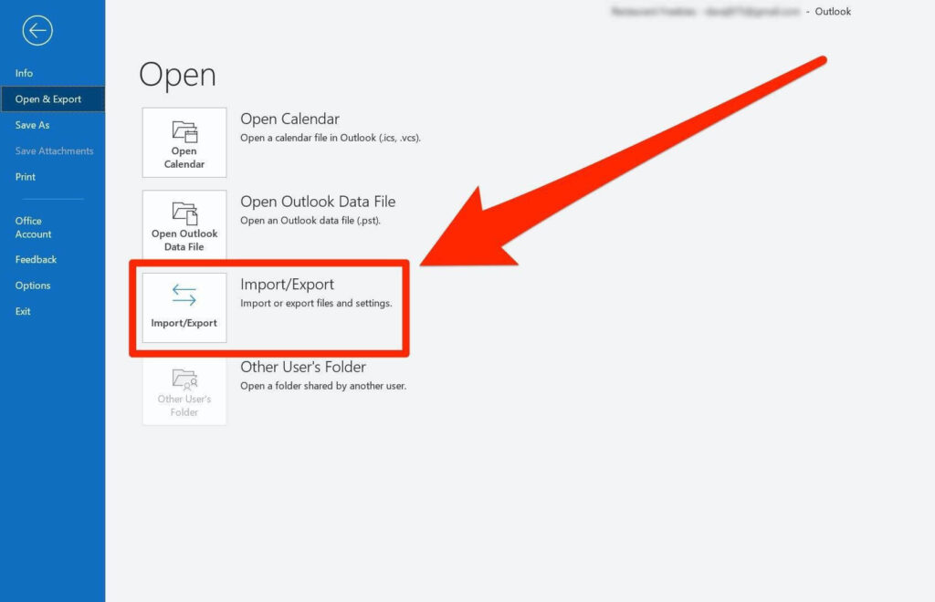 Export Offline Data from Exchange Server (OST) to Outlook (PST)