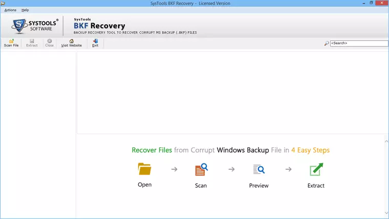 BKF Recovery Software Screenshots