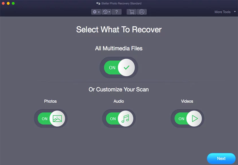 MAC Photo Recovery Tool Screenshots