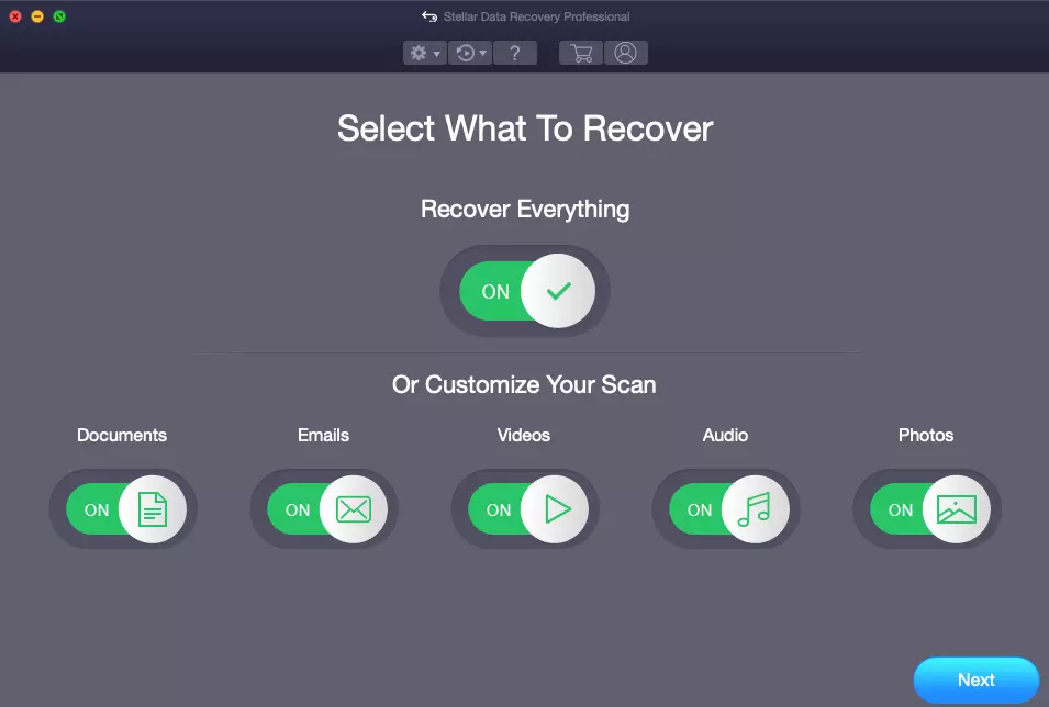 Mac Data Recovery Screenshots