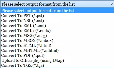 Show preview of all convertible ost mailboxes